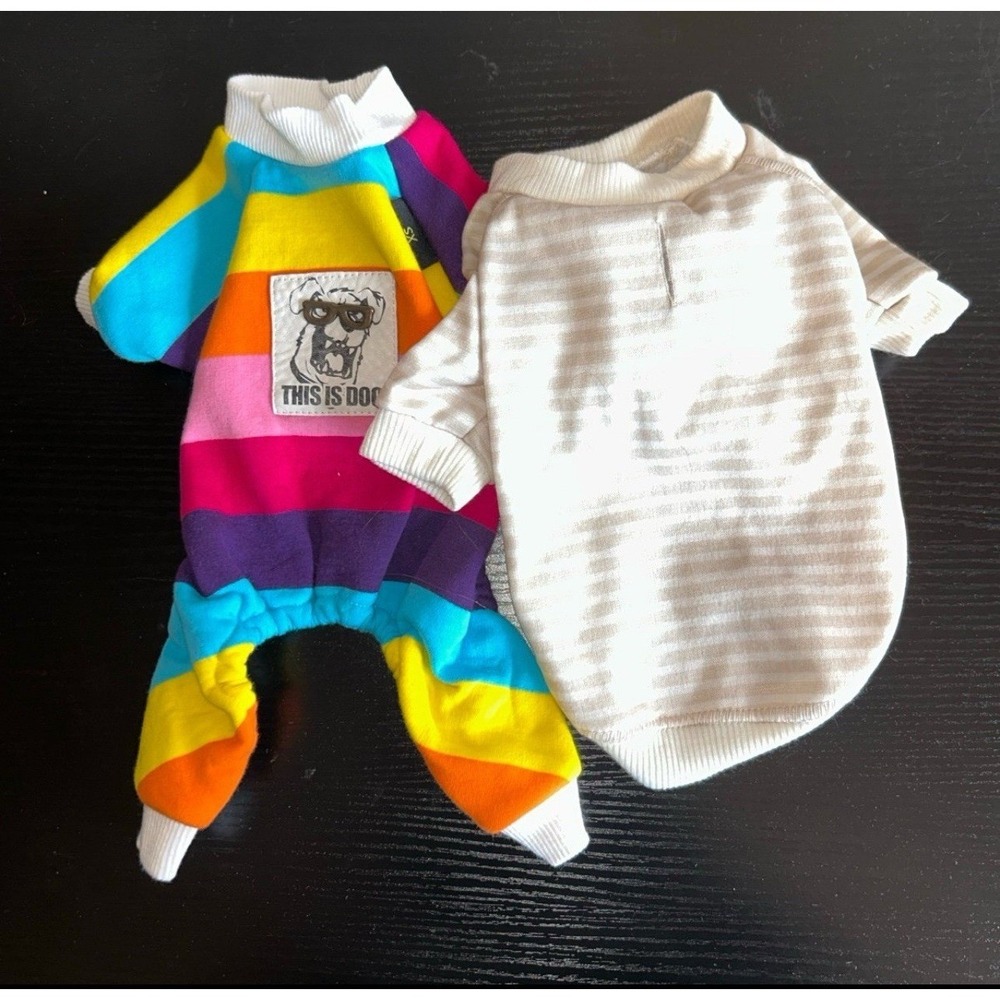 Two Shirts‎ For XSmall Dogs